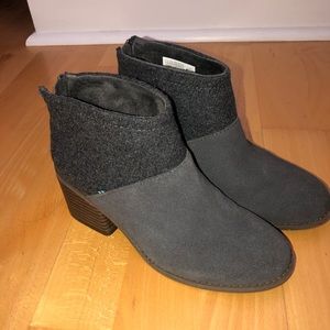 Toms Grey booties